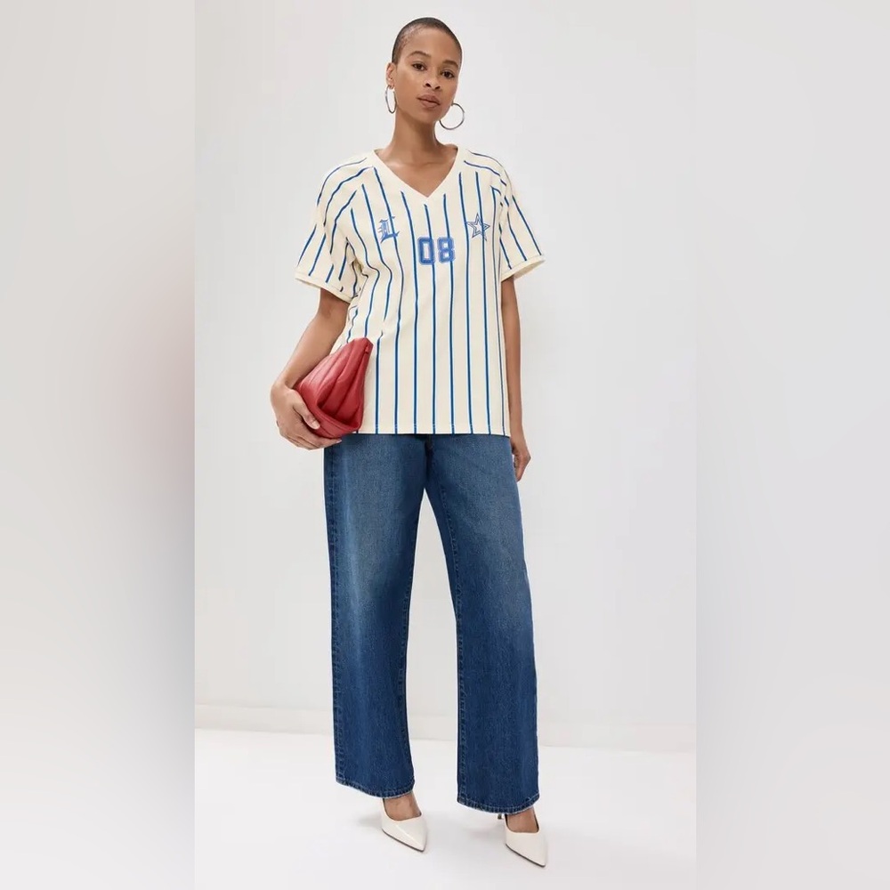 Lioness Spectate Top in Navy Stripe